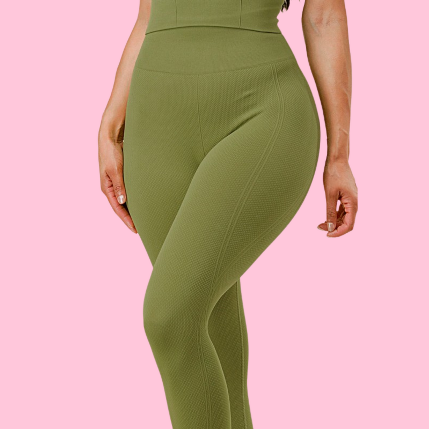 Hot Girl Walk Set (Olive)