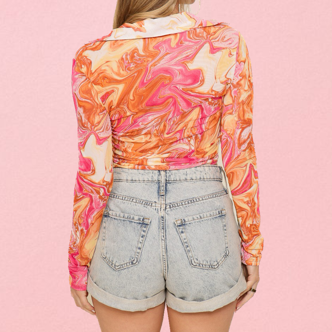 Wavy (Orange)