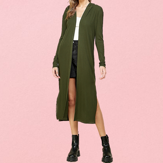 You’ll Need Me Cardigan (Olive)